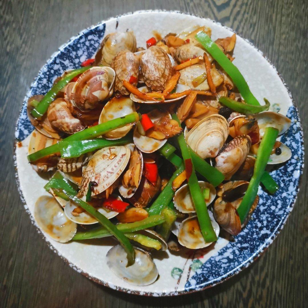 爆炒花蛤