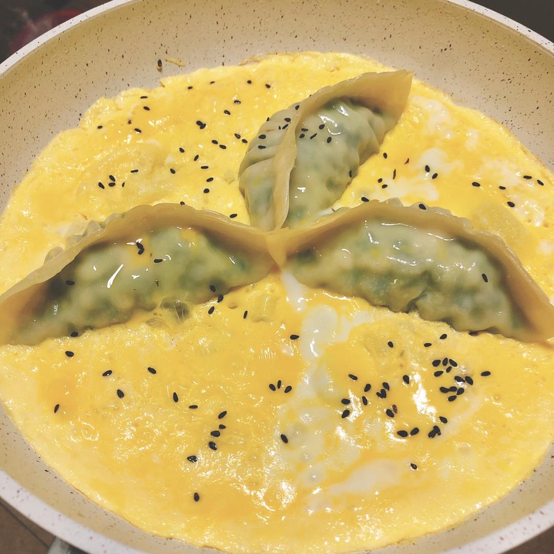 懒人快手抱蛋煎饺