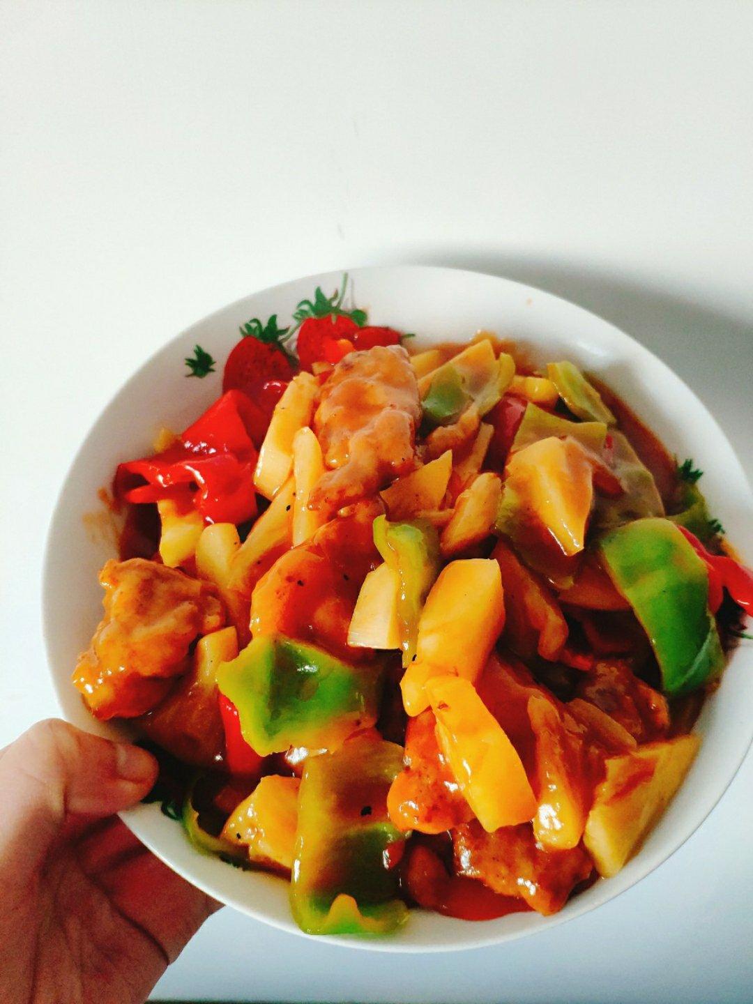 菠萝咕噜肉