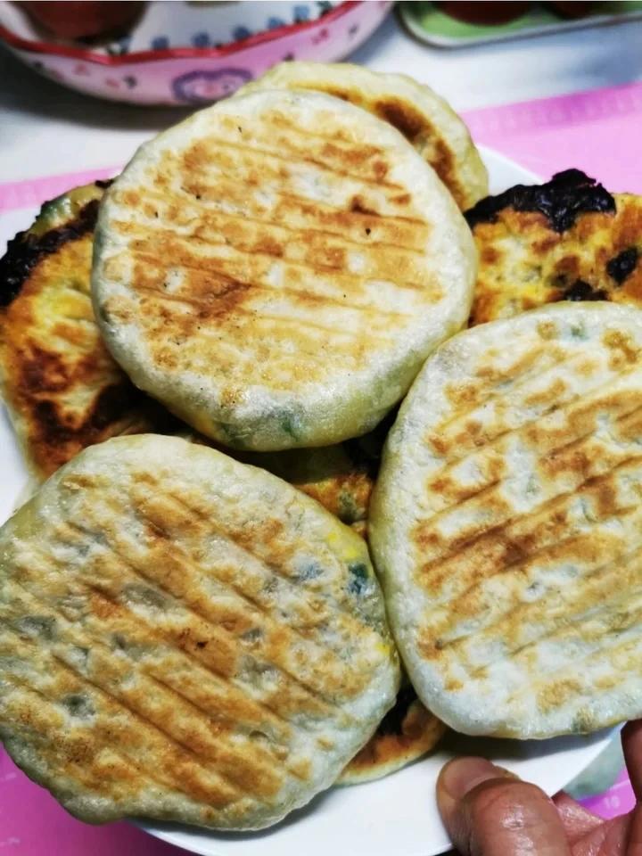 皮薄如纸的韭菜馅饼|免揉面法