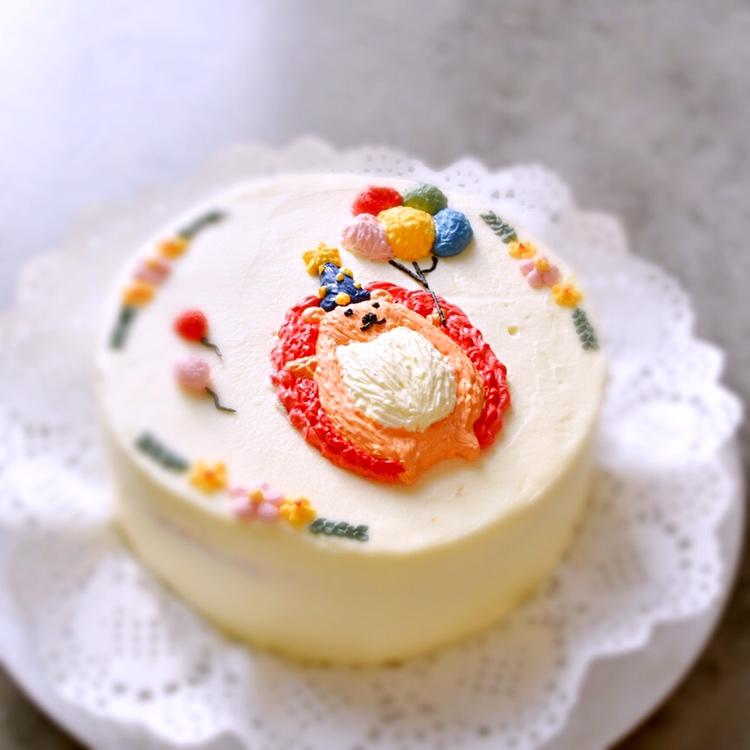 奶油霜手绘－欧式刺绣花鸟详解