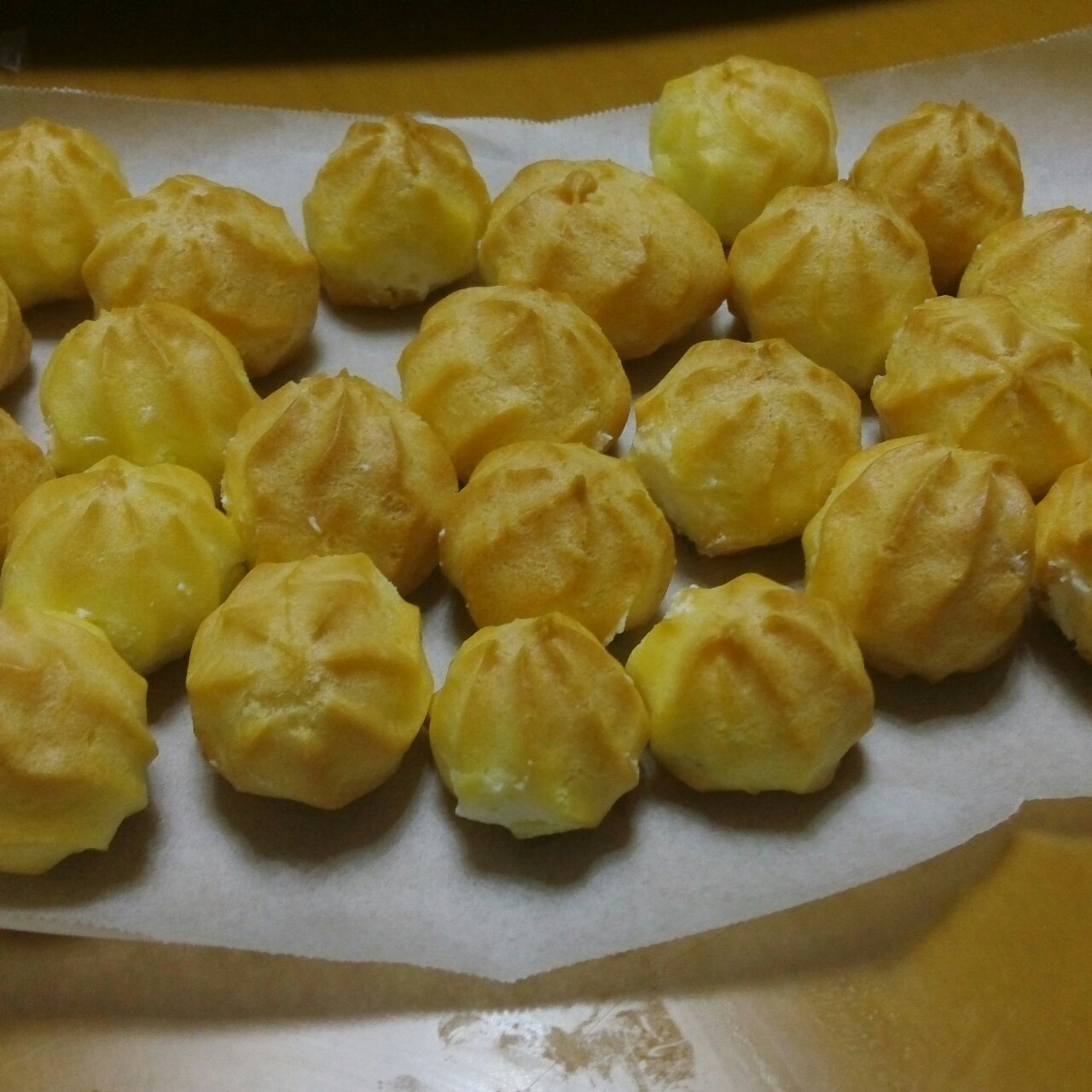 卡仕达奶油泡芙