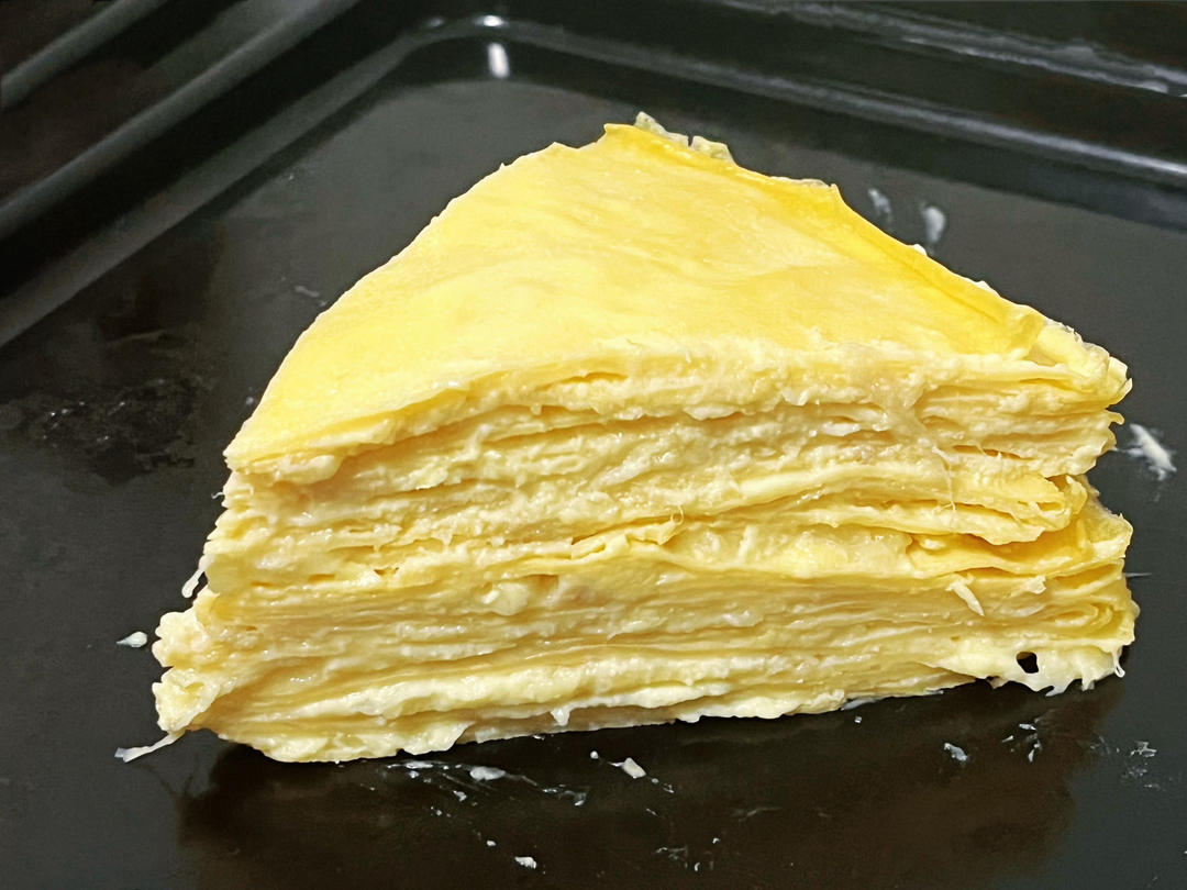 榴莲千层（超软糯蛋皮配方٩( ᐛ )و