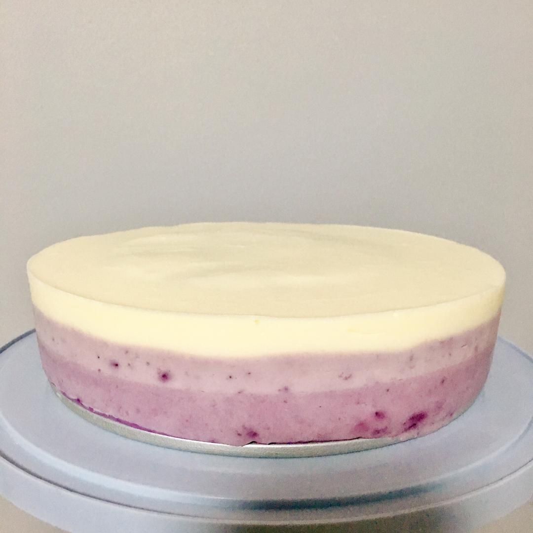 😋【蓝莓渐变慕斯】不用烤箱就能做的神仙美食！