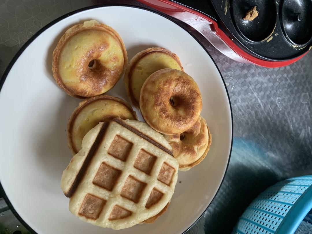 不加一滴水的山药华夫饼