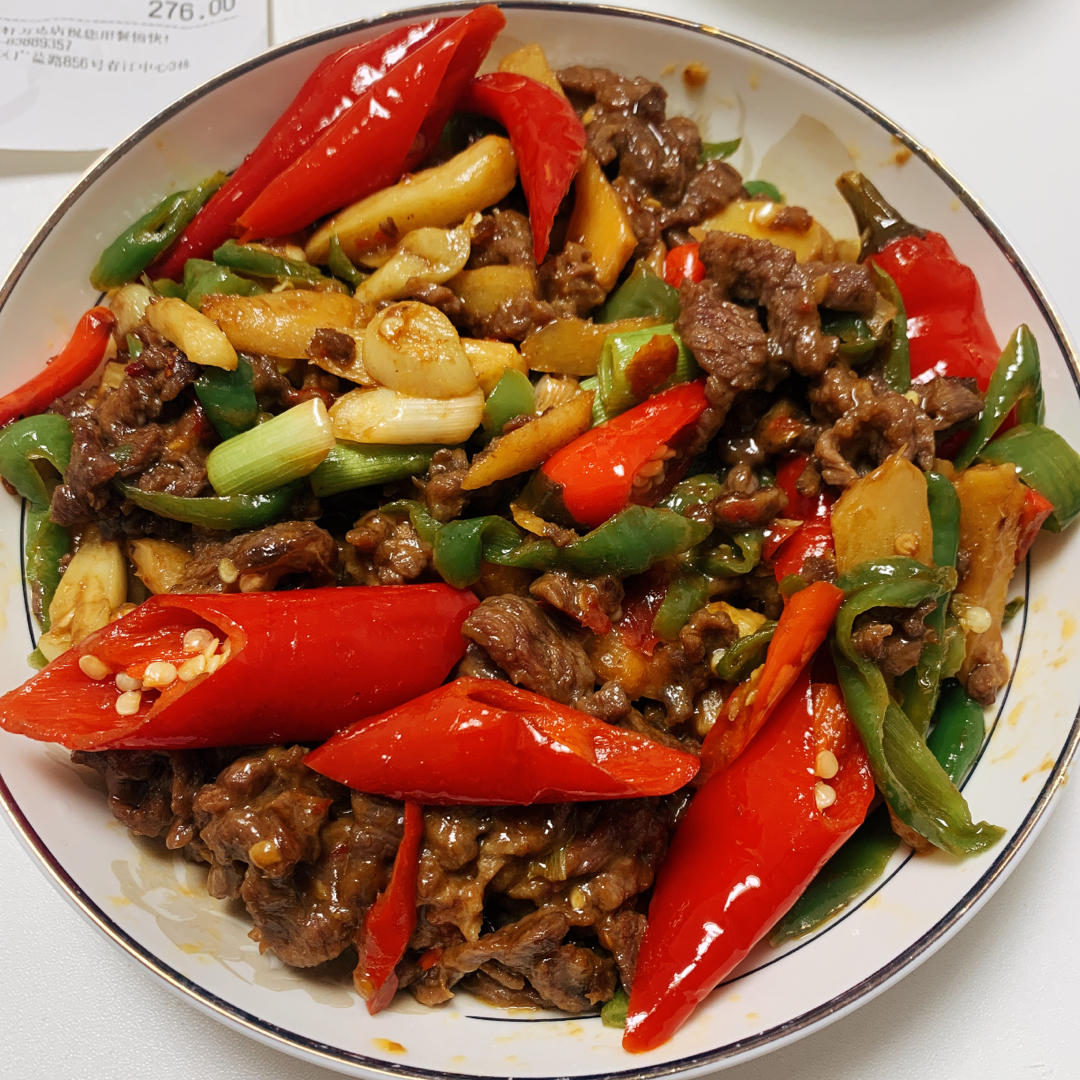 只做自己喜欢的～泡椒泡姜炒牛肉😋