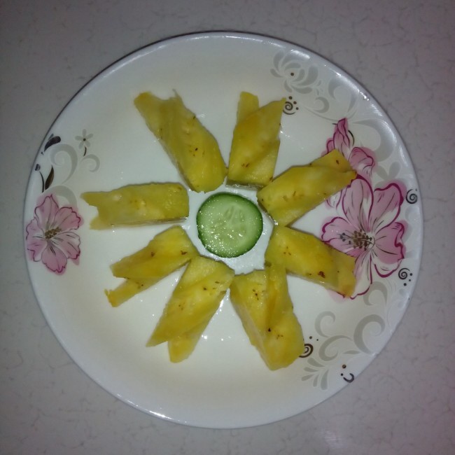 菠萝芝士小甜点