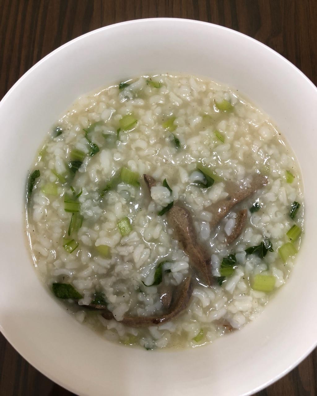 tomato1005做的菠菜猪肝粥