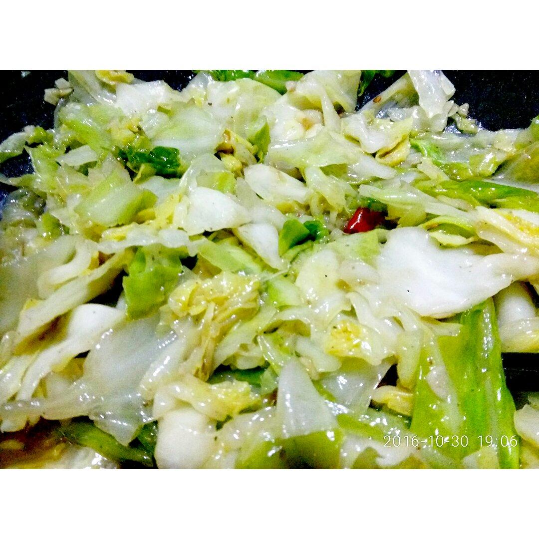炝炒包心菜