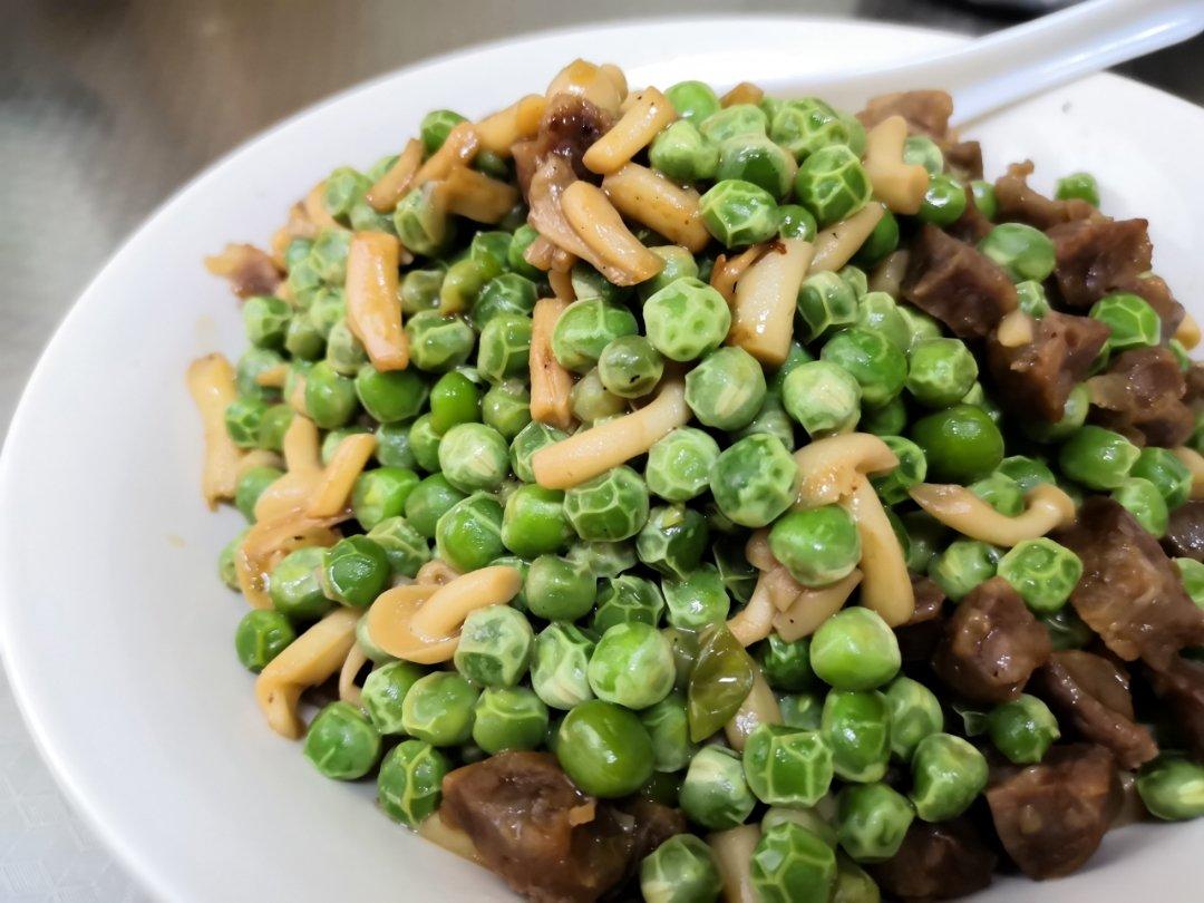香炒豌豆蟹味菇