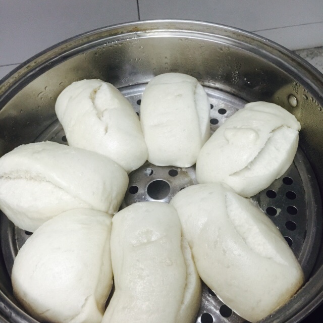 面包机发面蒸馒头