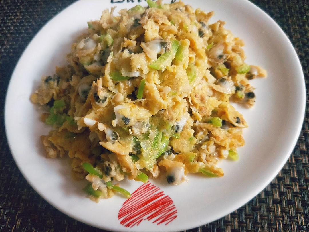 香煎花蛤肉糊糊的做法