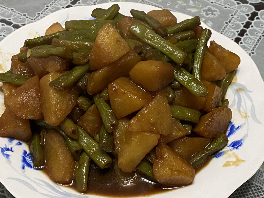 刀豆烧土豆（家常版）