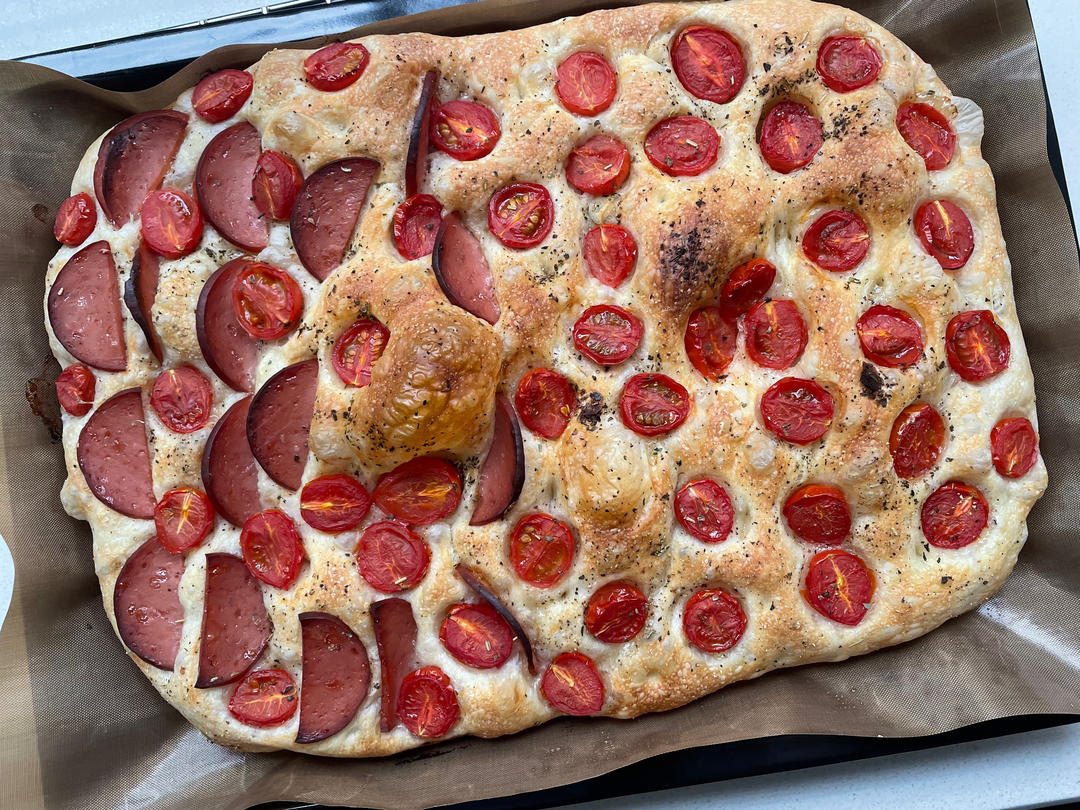 【ciabatta】家庭版恰巴塔，软乎乎的拖鞋面包