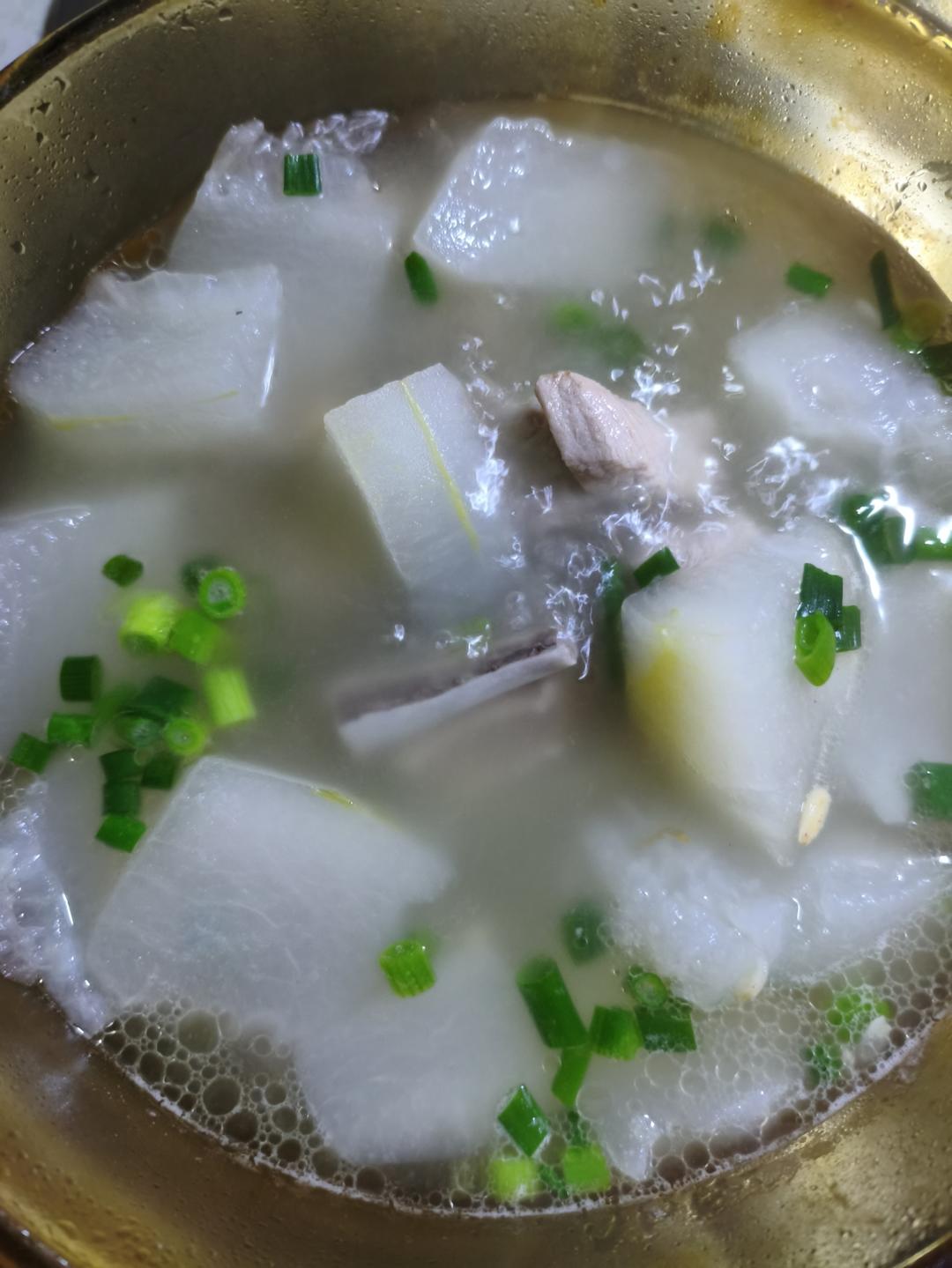 冬瓜排骨汤，夏天的味道