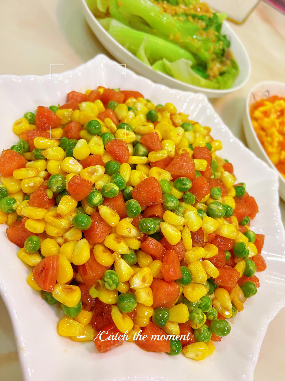 豌豆玉米火腿肠🥰