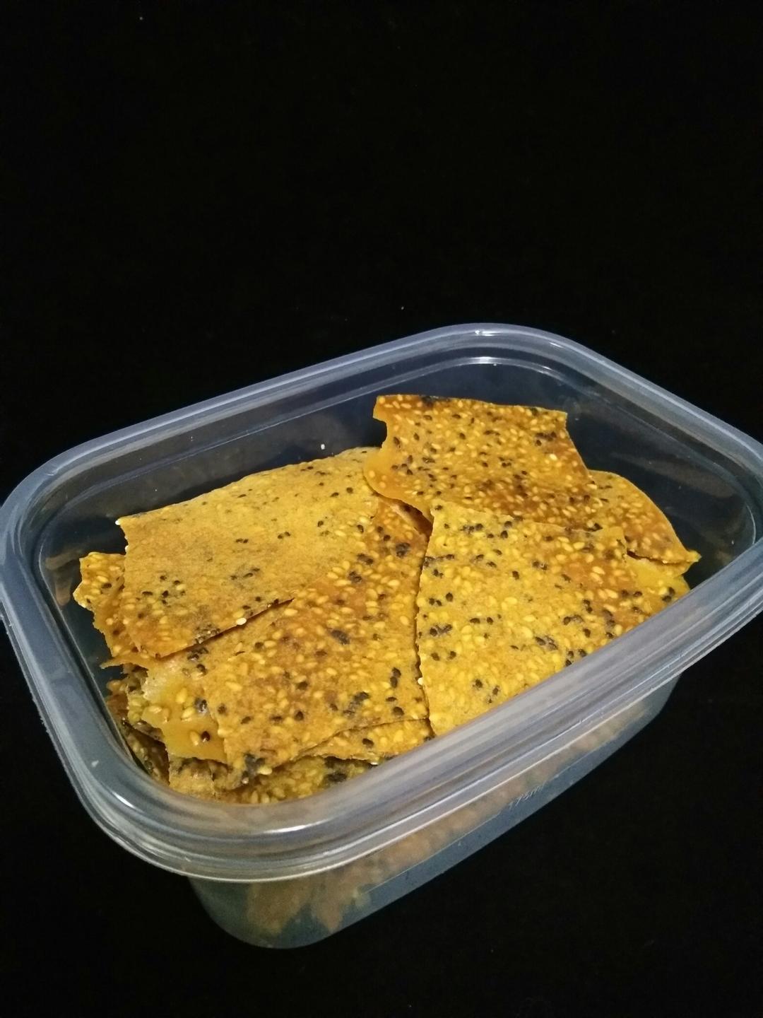 蛋白芝麻薄脆饼干（失败率低的做法）