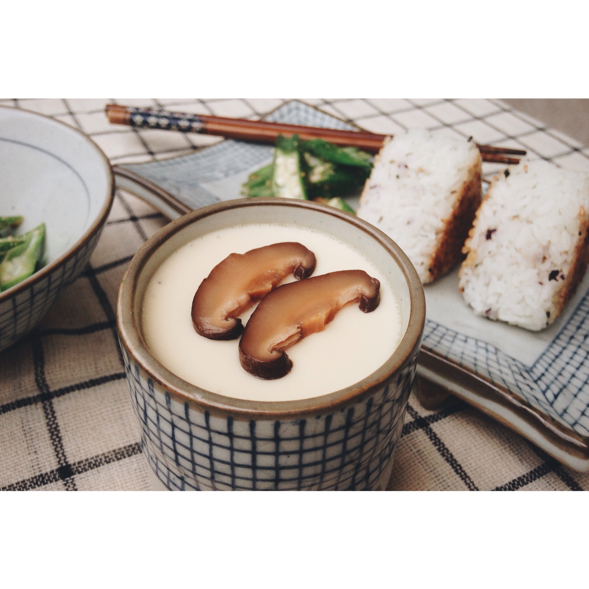 日式香菇蒸蛋