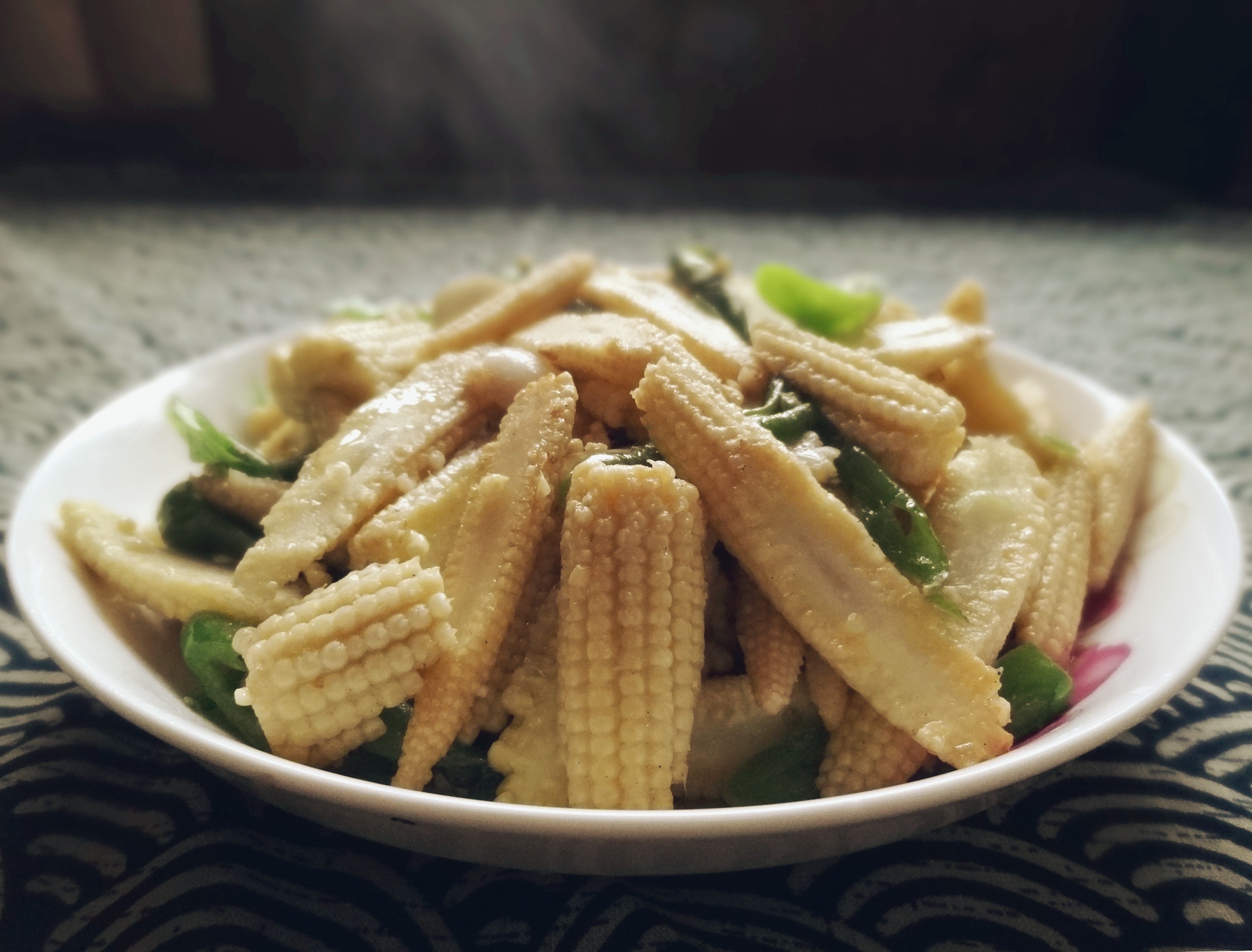 麦小蛋做的玉米笋小炒