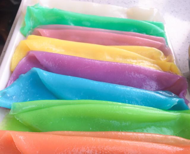 彩色面皮的做法