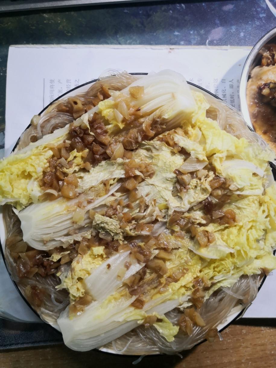 蒜蓉粉丝蒸大白菜