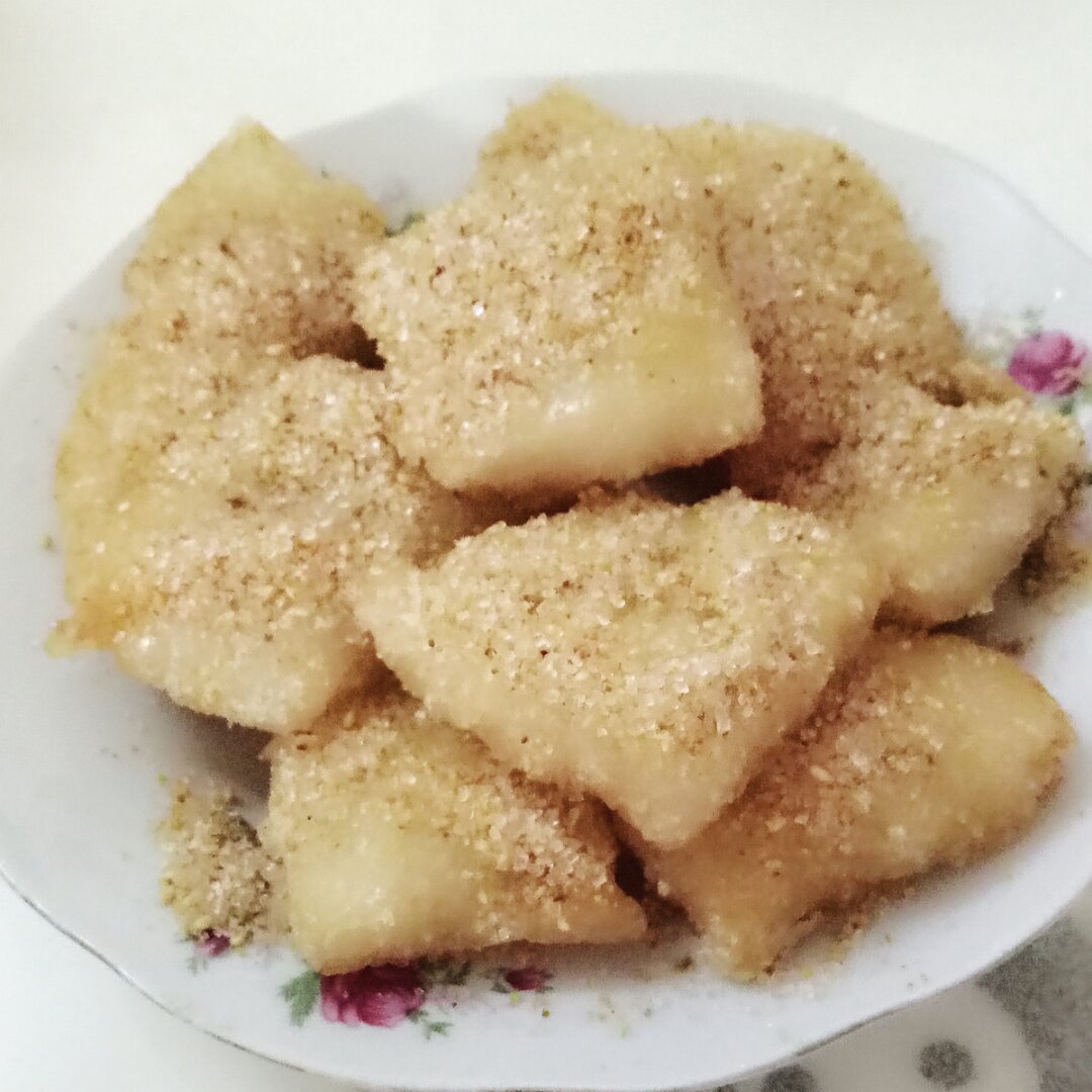 糯米糍粑---江南人叫它糍饭糕！