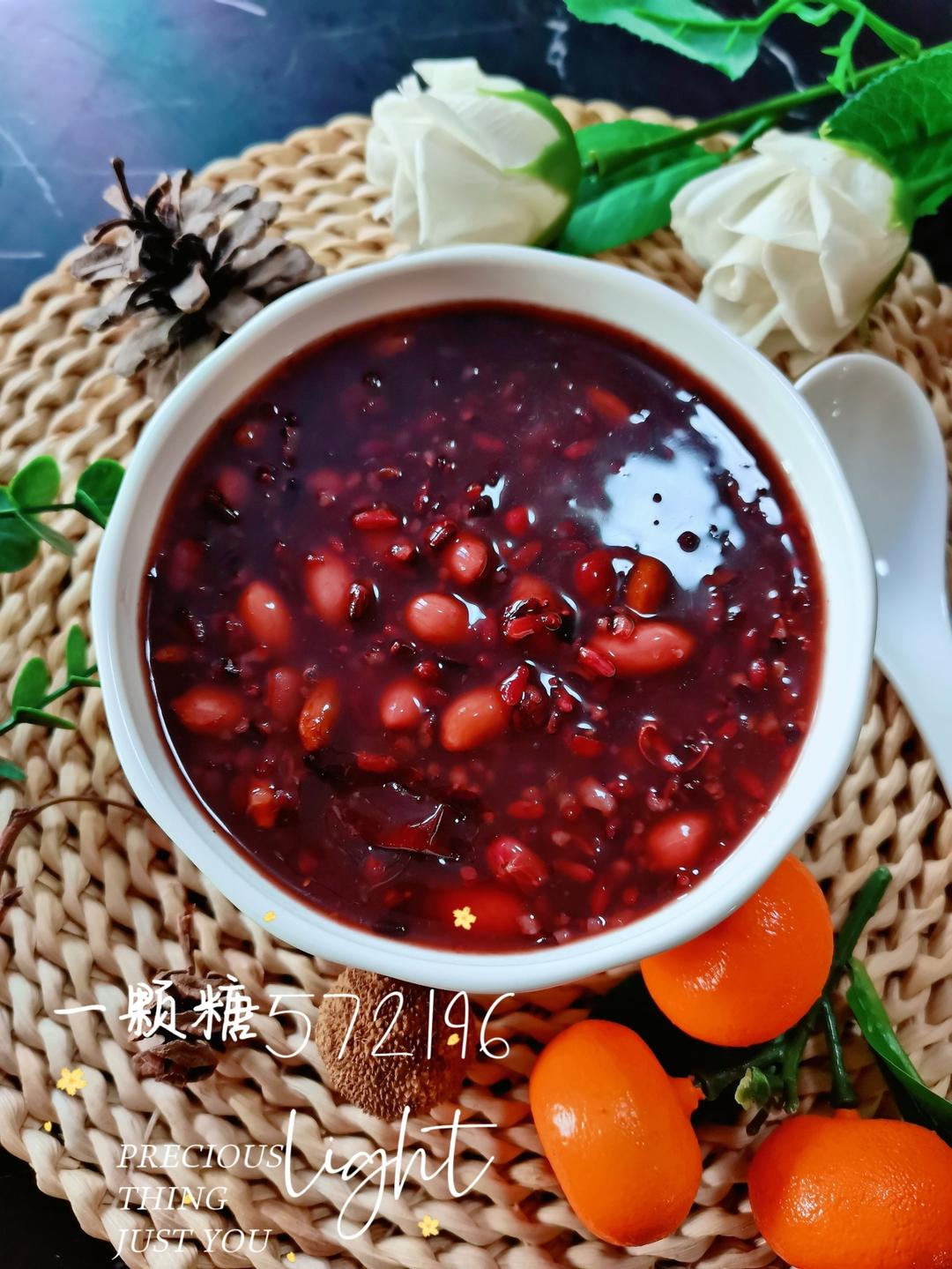 【小脸红润的秘密༄「红豆🫘养颜粥」༄的做法步骤图】一颗糖572196_下厨房