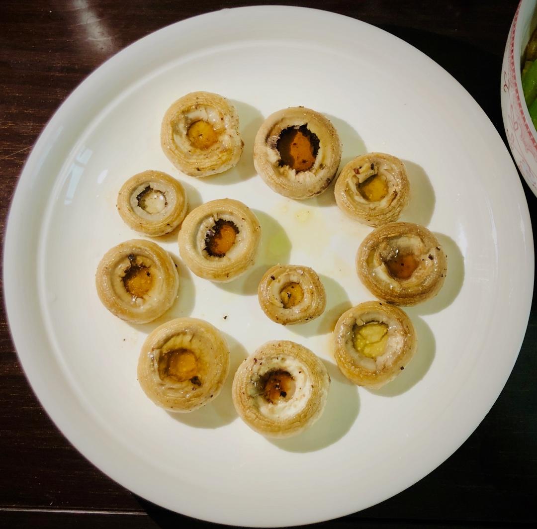 保留最原始鲜味儿的煎口蘑
