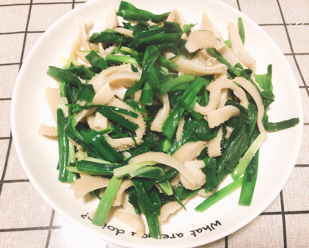 大蒜炒羊肚