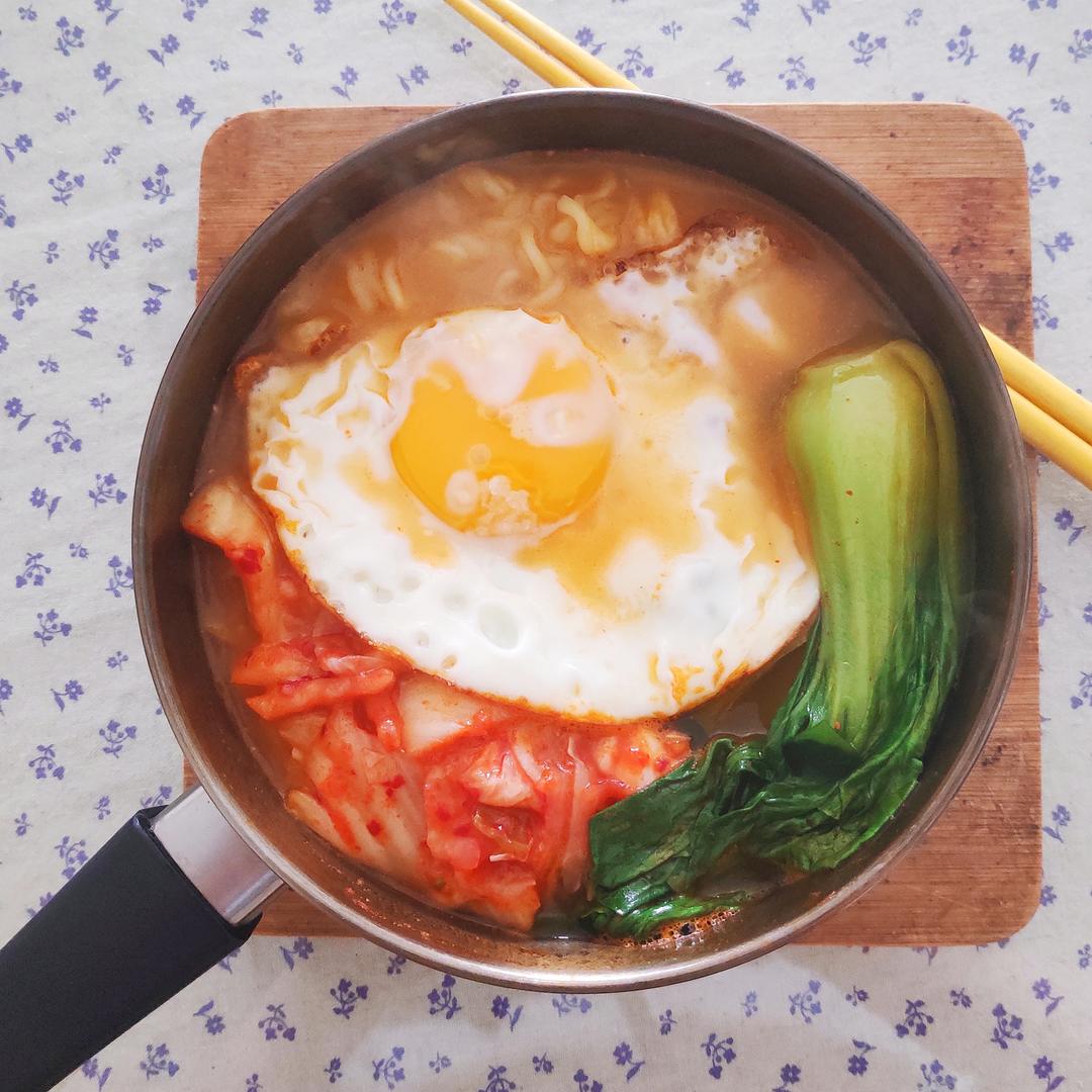 正宗韩国拉面吃法