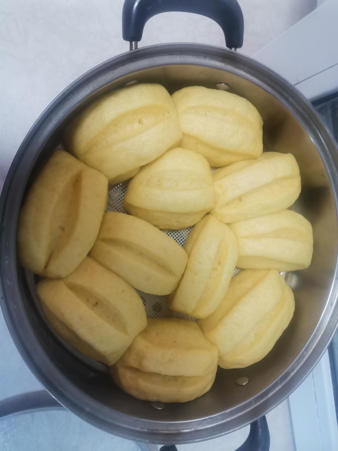 奶香玉米面馒头（一次发酵）