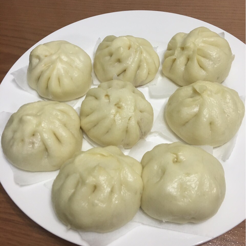 一小时快速吃上热腾包子（包括准备馅的时间）
