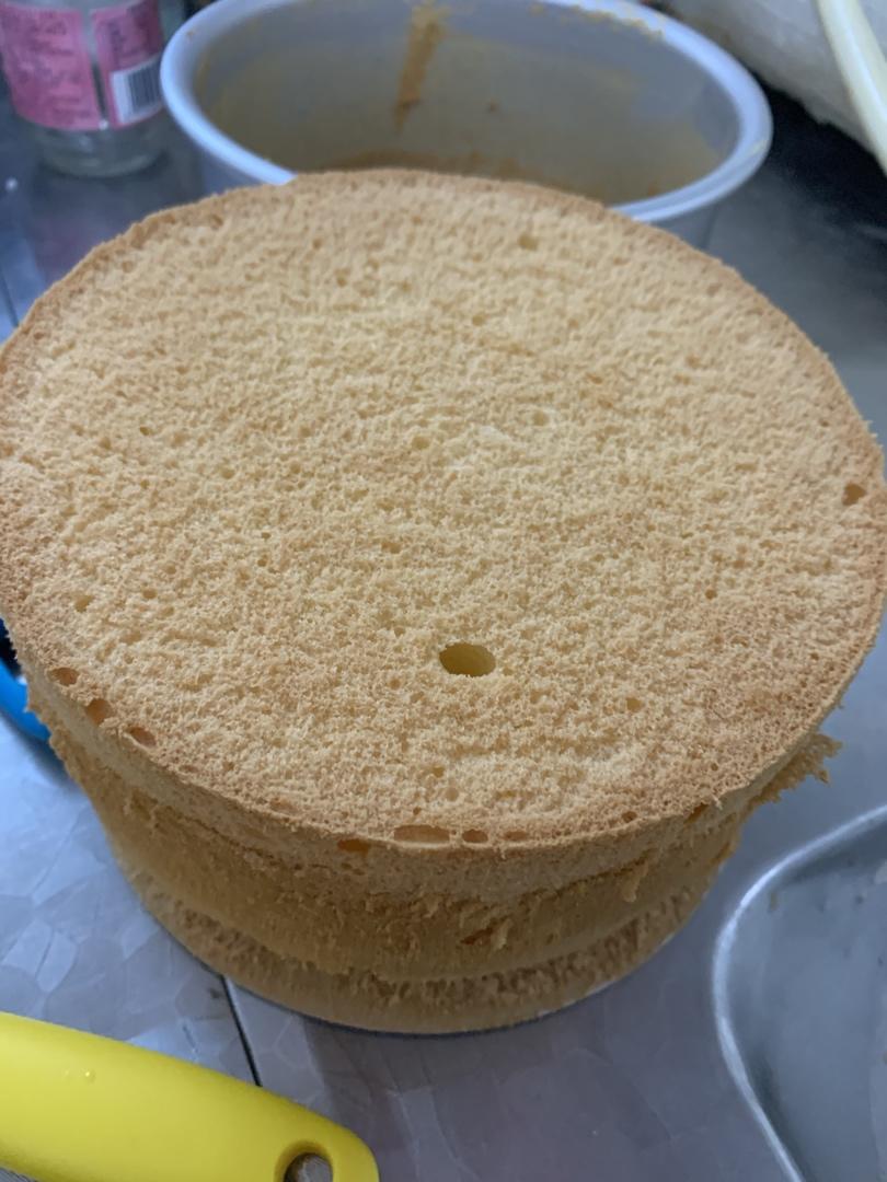 6寸戚风蛋糕零失败版