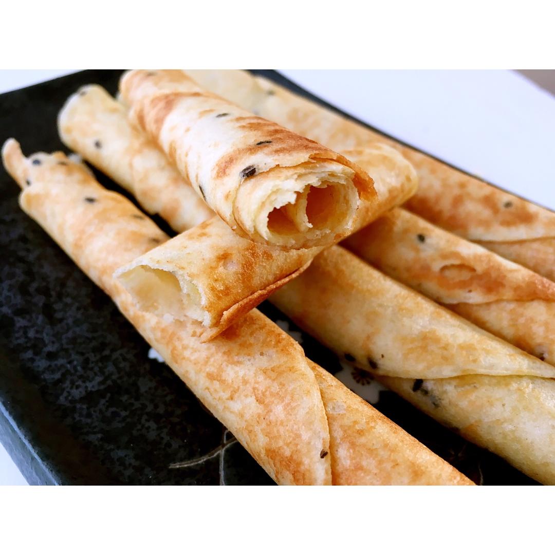 芝麻香酥蛋卷（视频食谱）