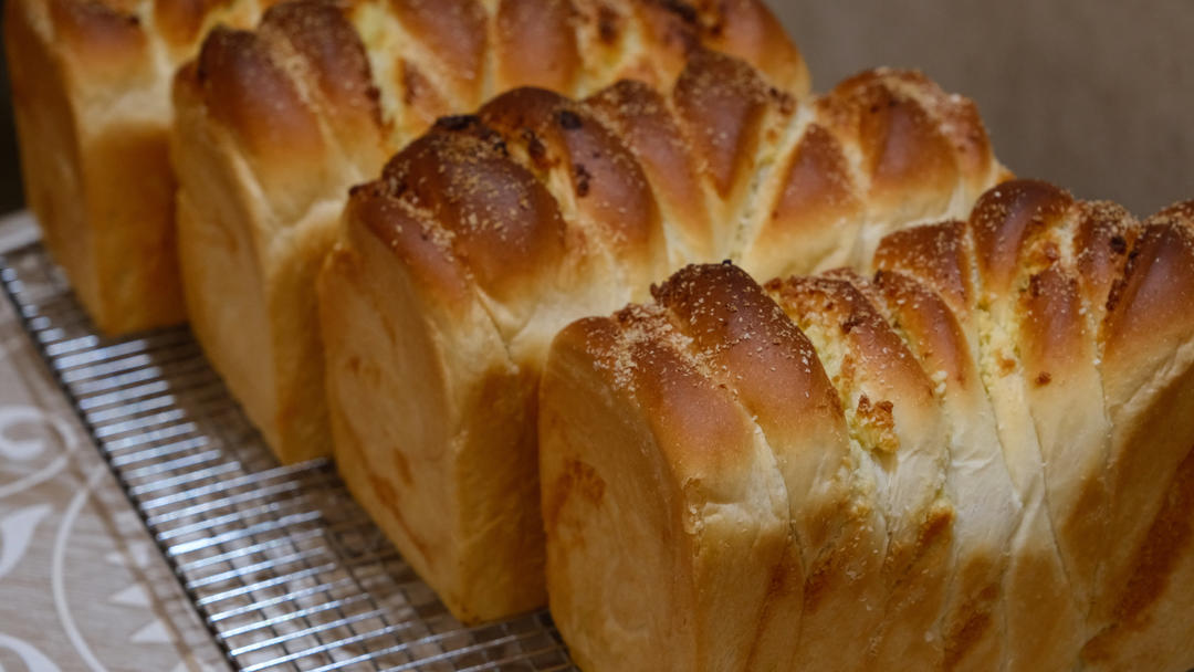 椰香浓郁的椰蓉吐司