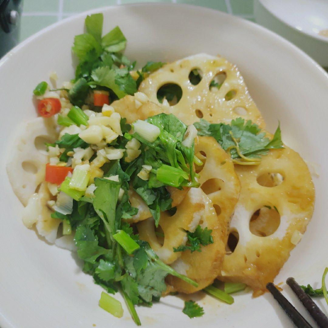 夏天开胃的凉拌藕片