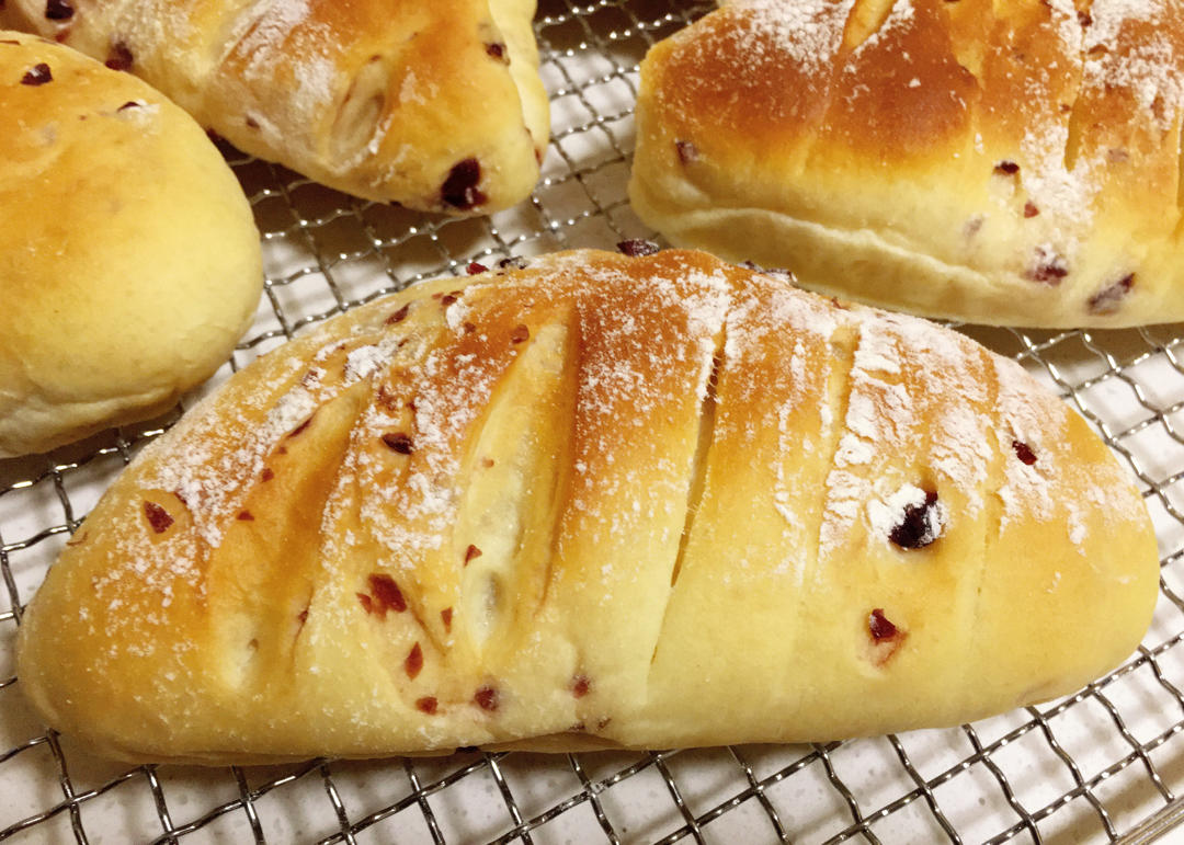 蔓越莓乳酪面包