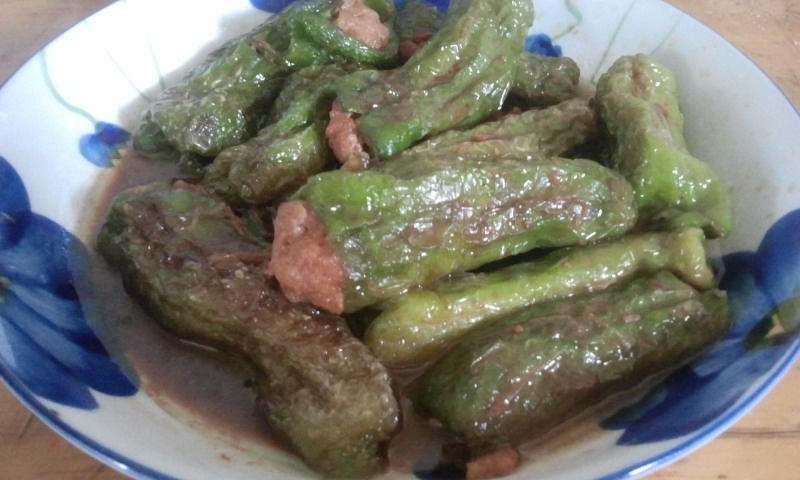 下饭菜肴--青椒酿肉