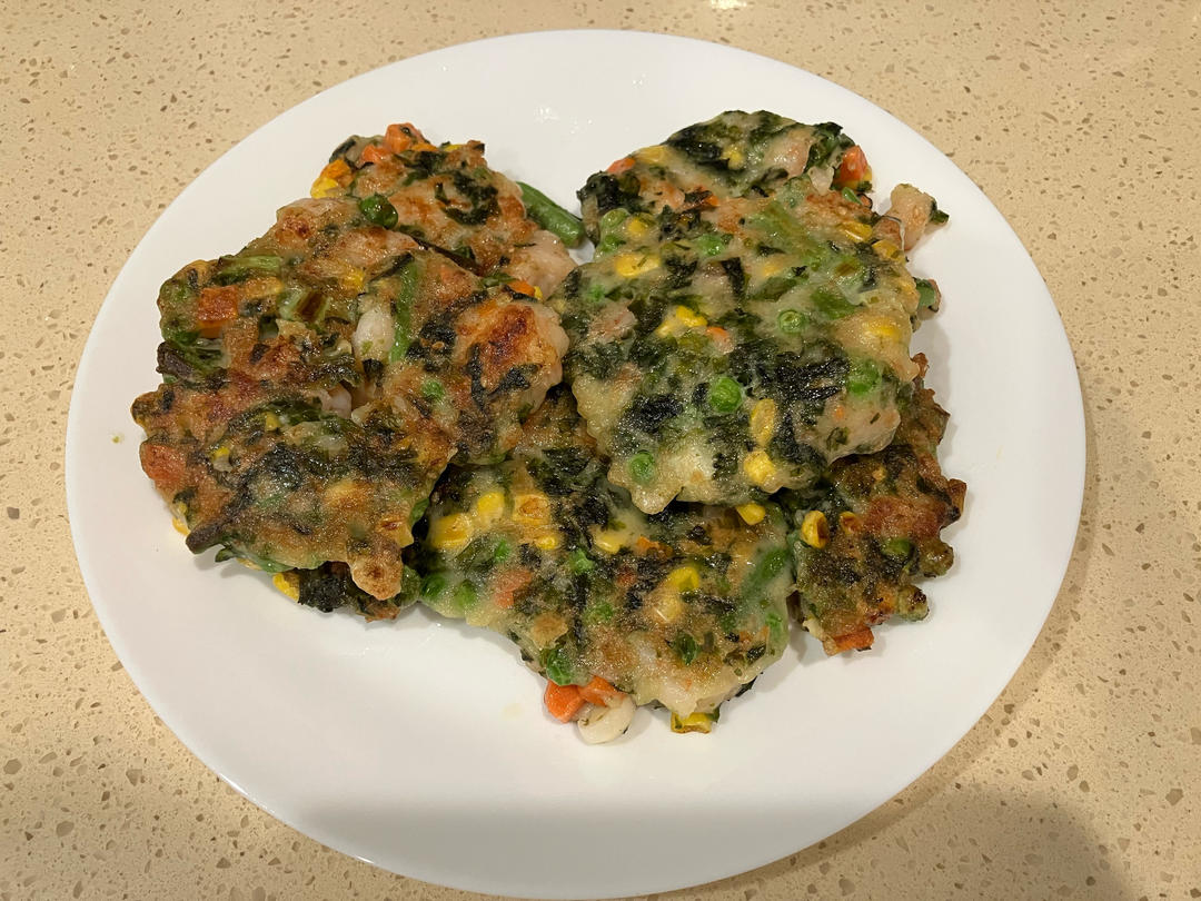 紫菜虾滑煎饼（厚皮橙姐姐）