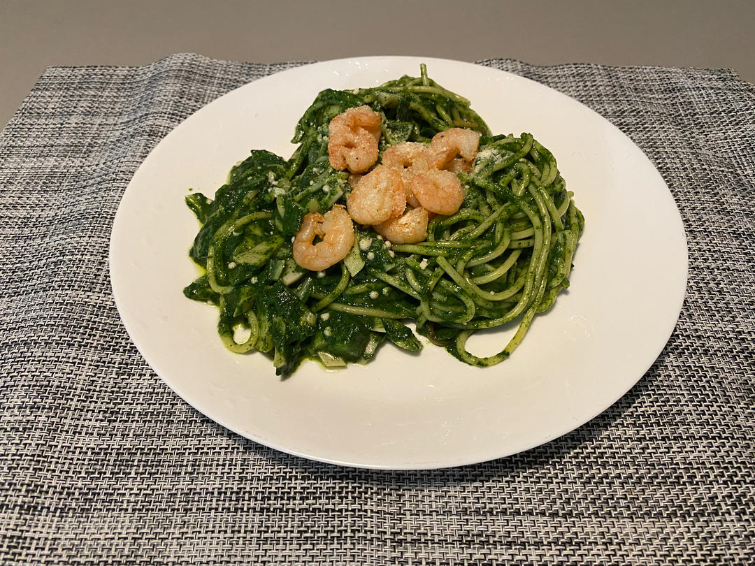 健康低卡吃意面——菠菜意大利面