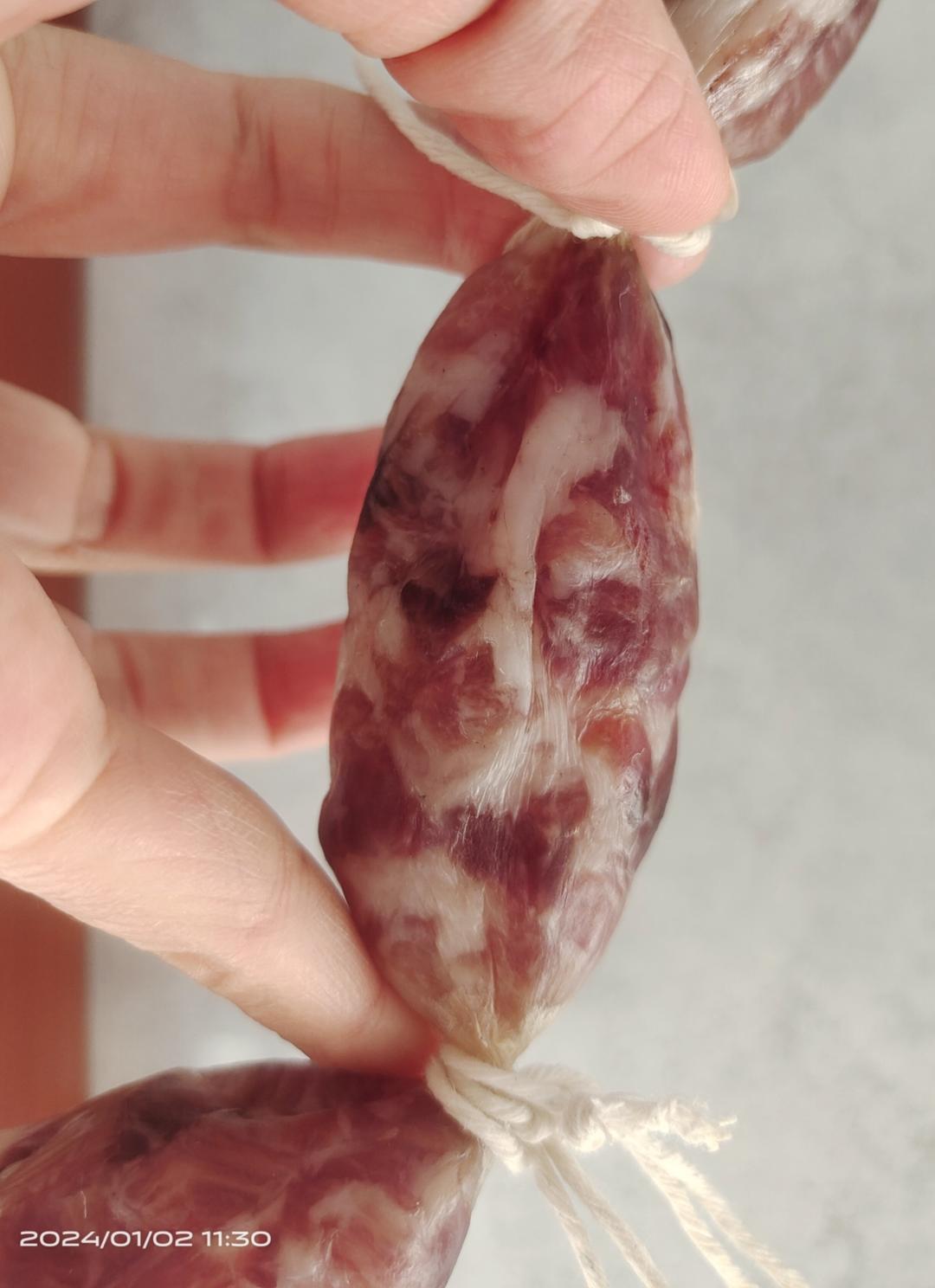 自制腊肠，灌香肠，苏式香肠