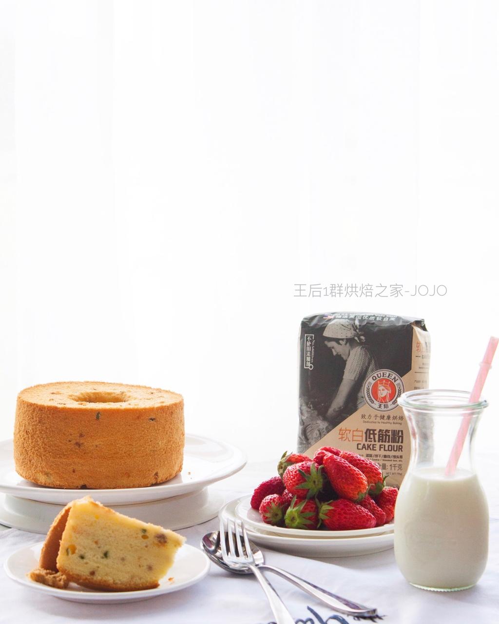 葱葱又松松戚风蛋糕