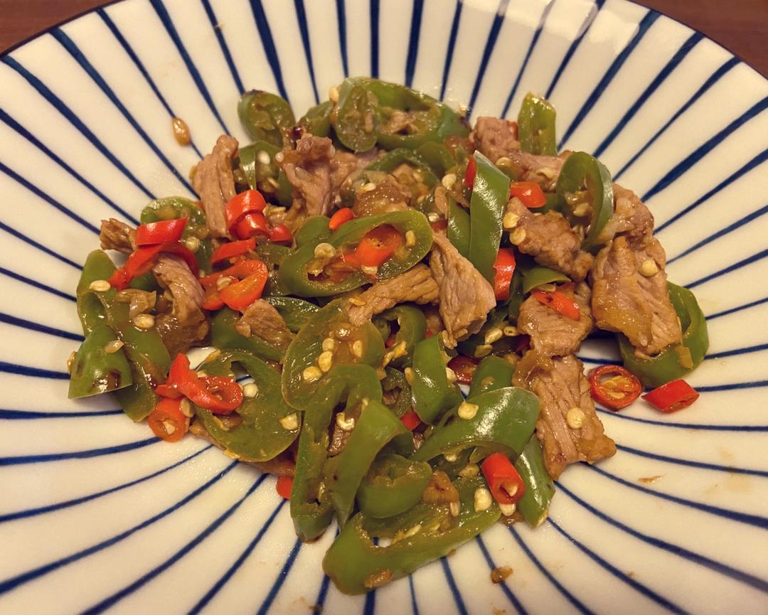 尖椒炒牛肉