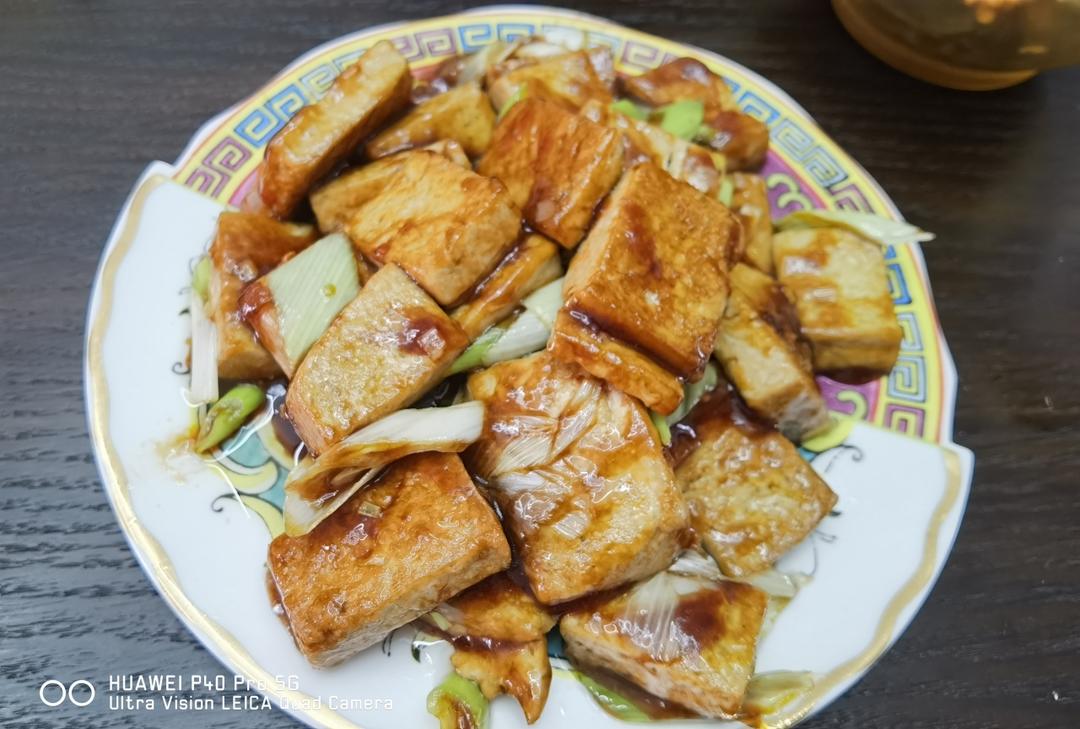 大葱烧豆腐