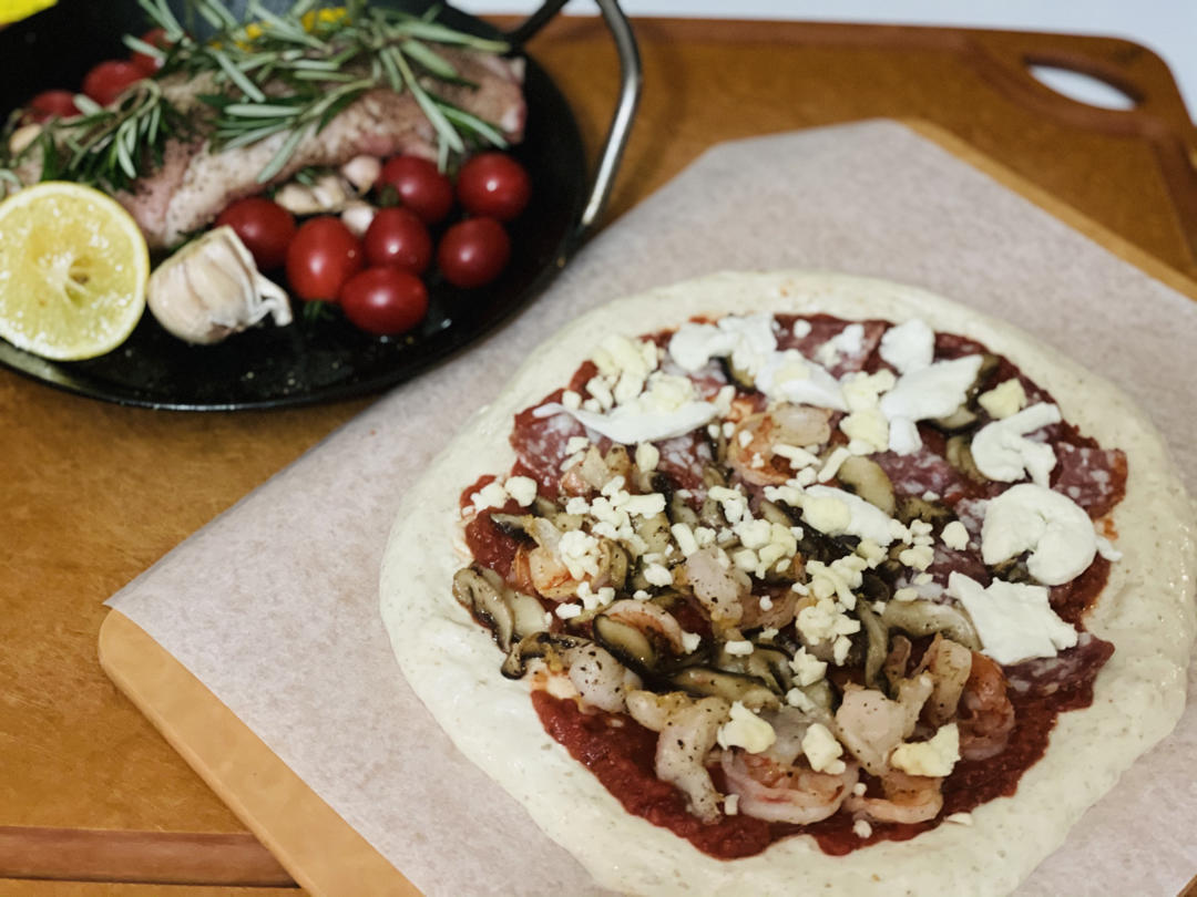 正宗意大利天然酵种披萨面团 ＆超美味免煮pizza酱