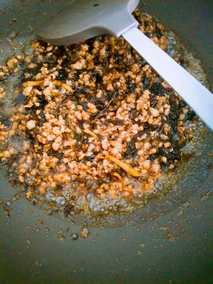 橄榄菜肉末炒豆瓣的做法 步骤6