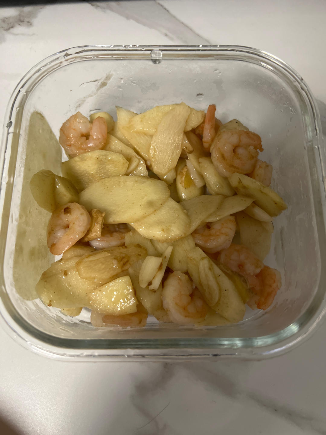 虾仁炒山药（消耗山药）