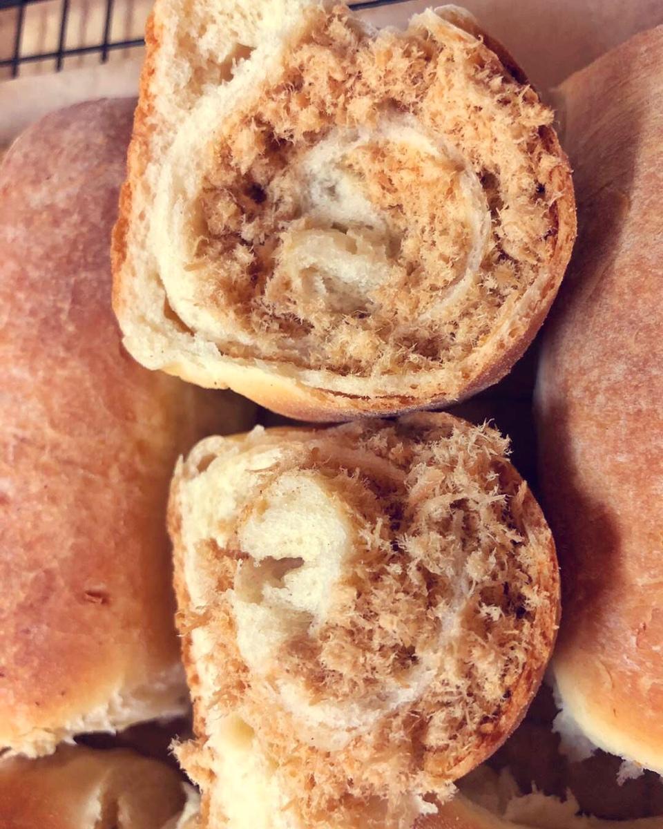 超好吃的肉松面包