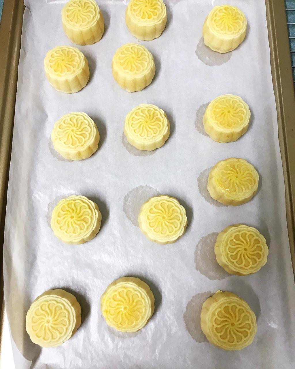 流心奶黄月饼（无吉士粉/转化糖浆版本）【曼食慢语】