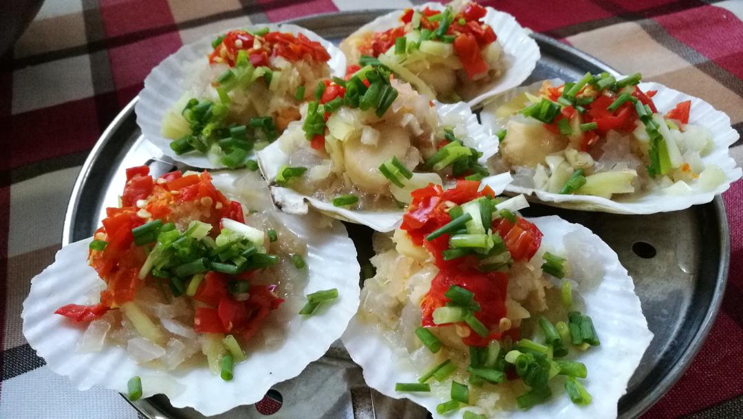 蒜蓉粉丝蒸扇贝